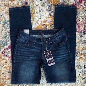 NWT Lee Platinum Label Mid-Rise Fit Straight Leg Stretch Jean Size 10L